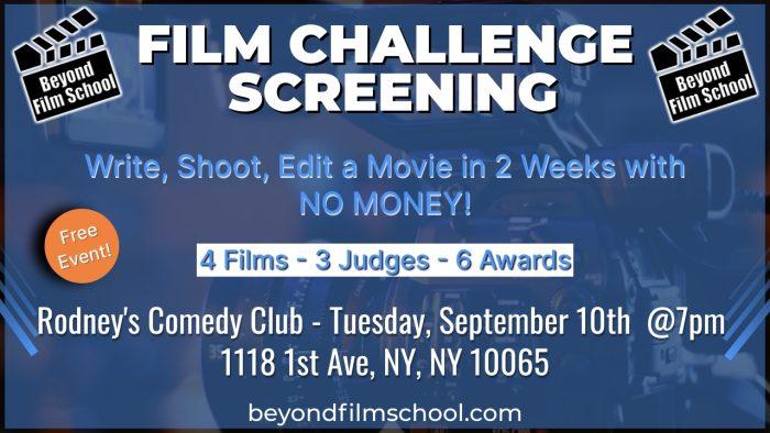 Beyond Film School Film Challenge Screening